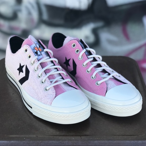 Mens Converse Reverse Terry Star Player Sneakers - Picture 5 of 11